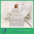 Plastic Weave Storage Basket with Lid